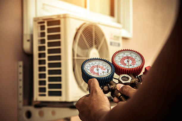Professional Hvac technician working in Mc Leansville, NC